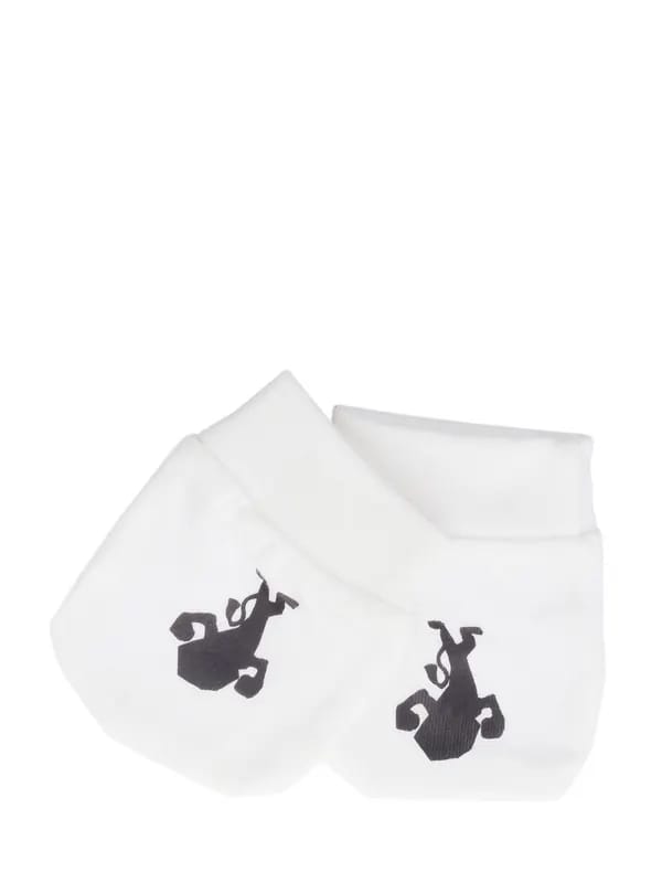 Madagascar 3 Infant Boys White Mittens
