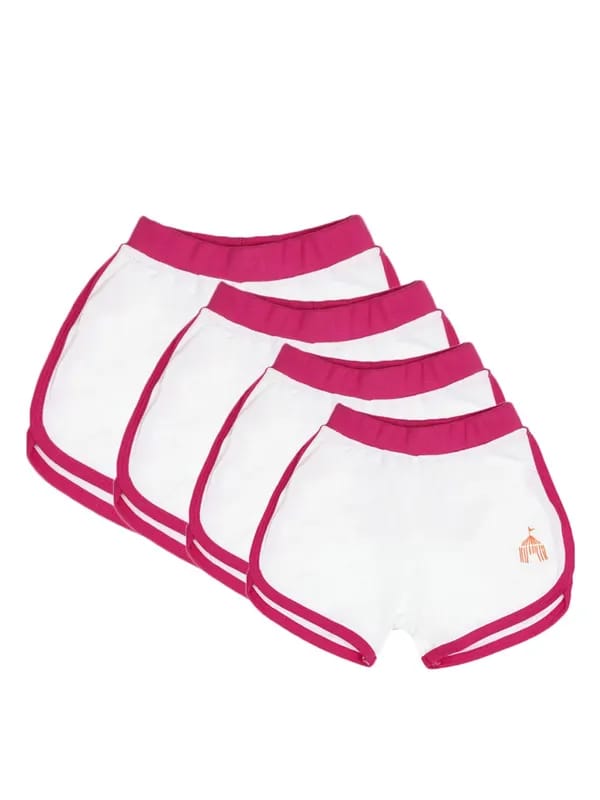 Madagascar3 Girls White Shorts