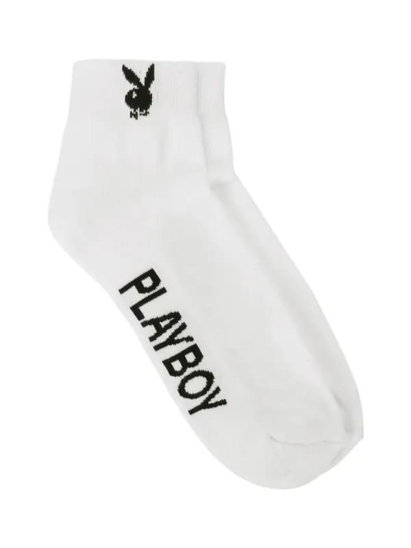 Playboy Men White Socks