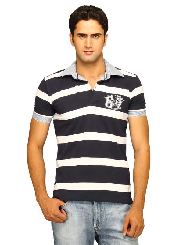 Status Quo Men's Black Polo T-shirt