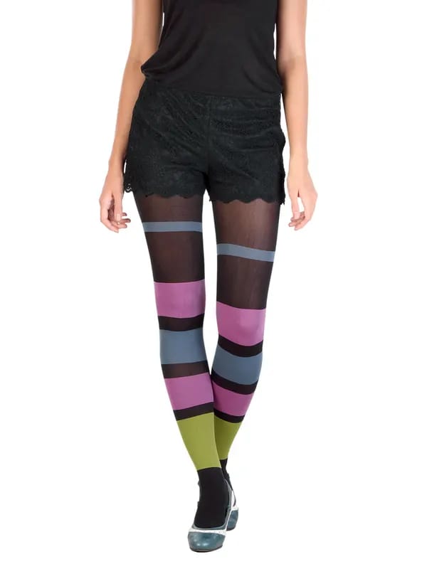 Happy Socks Women Striped Tights