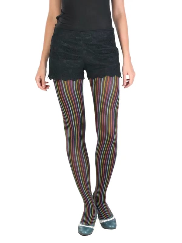 Happy Socks Women Striped Tights