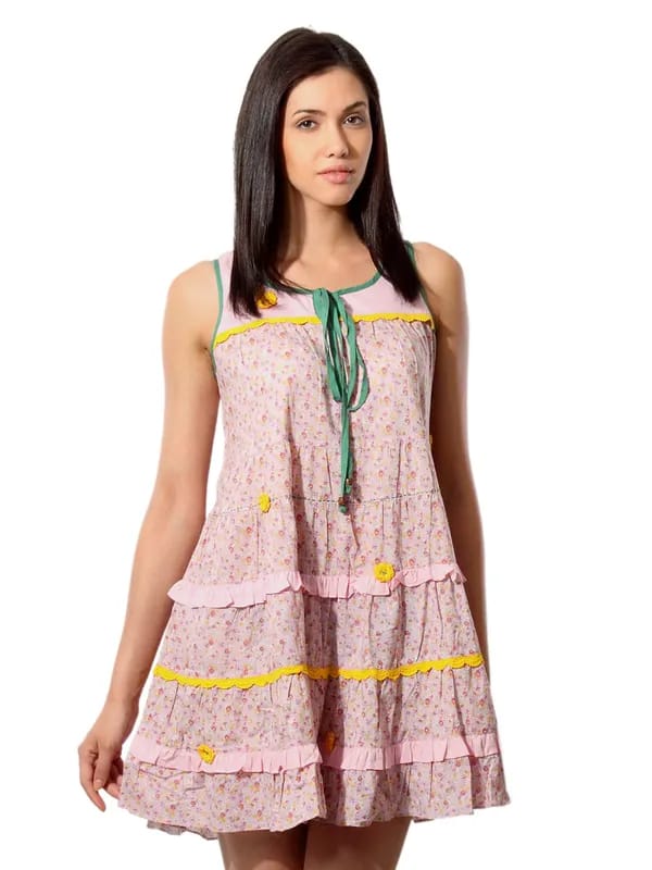 Mineral Women Floral Pink Tunic