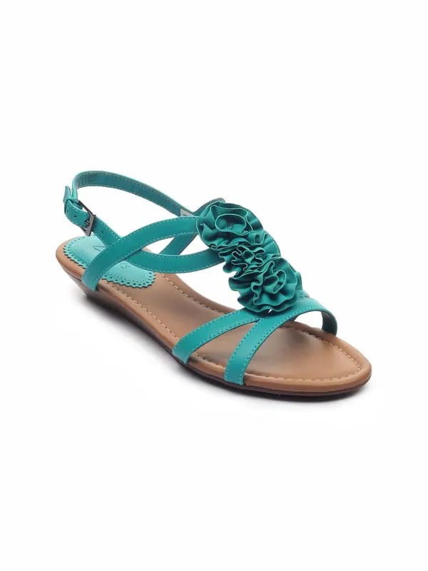 Clarks Women Santa Rock Turquoise Blue Flats
