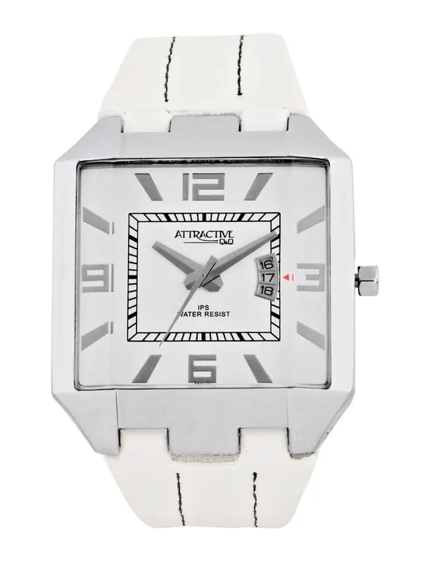 Q&Q Men White Dial Watch DB06J304Y