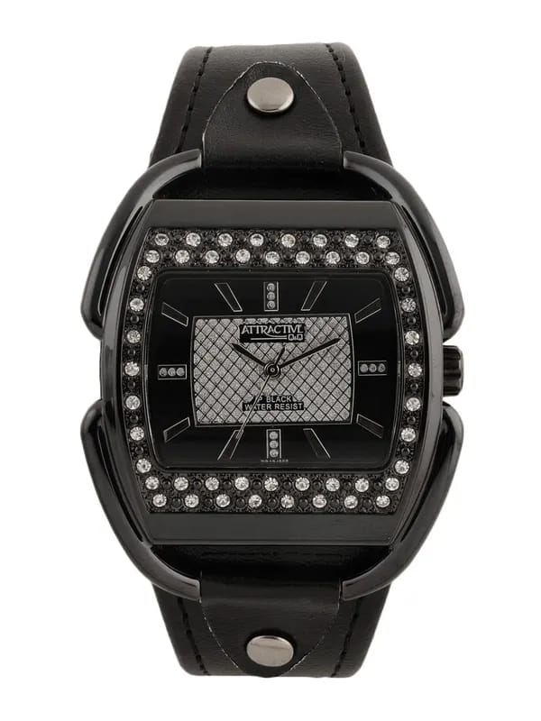 Q&Q Attractive Women Black Dial Watch