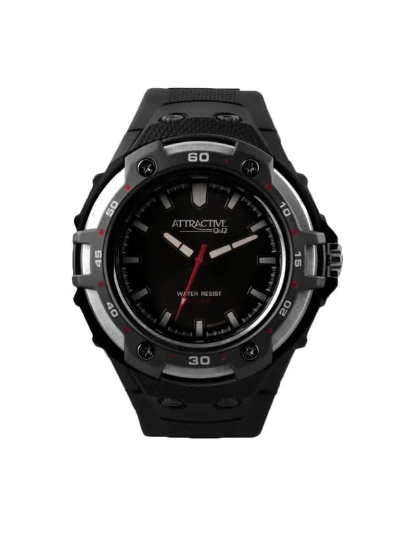 Q&Q Men Black Dial Watch DD02J001Y