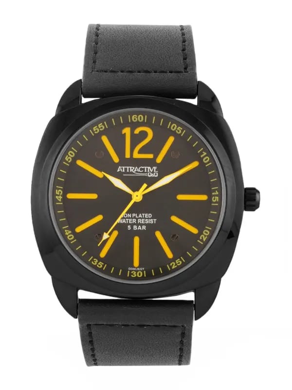 Q&Q Men Black Dial Watch