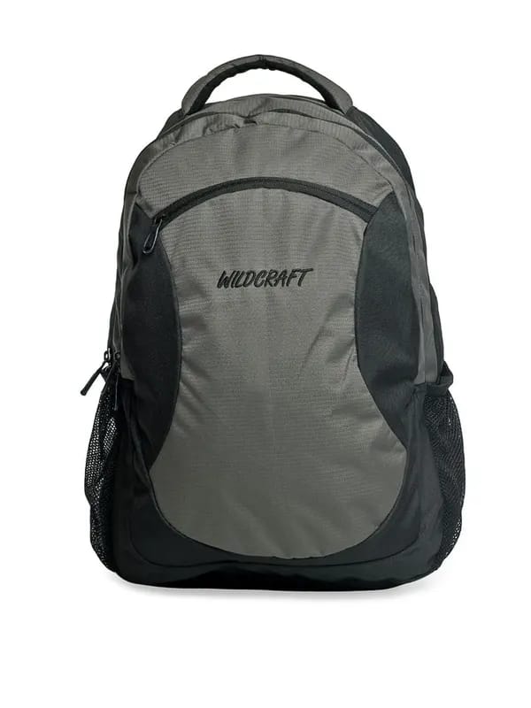 Wildcraft Unisex Black & Grey Backpack