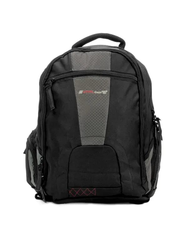 Vital Gear Unisex Techno Black Backpack