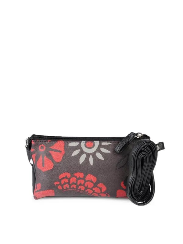 Baggit Women Brown Digital Rosy Mobile Pouch