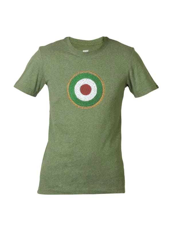 Nike Men Printed Green T-shirt