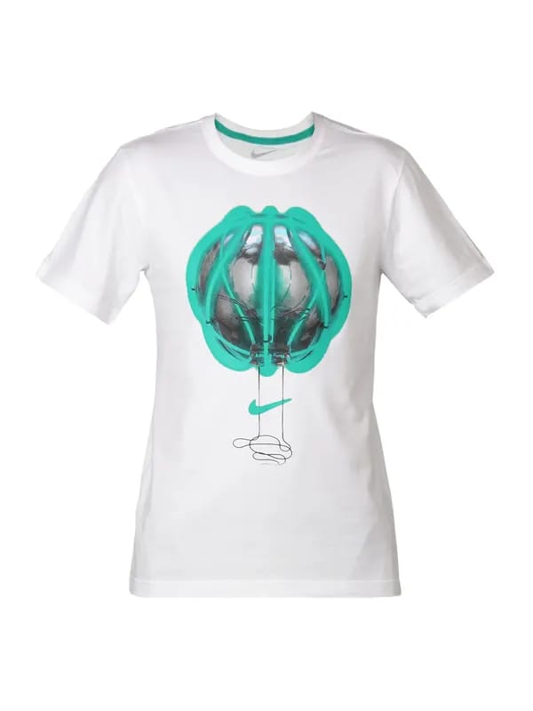 Nike Men White 3D Neon Tee T-shirt