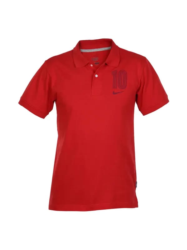 Nike Men Red Polo T-shirt