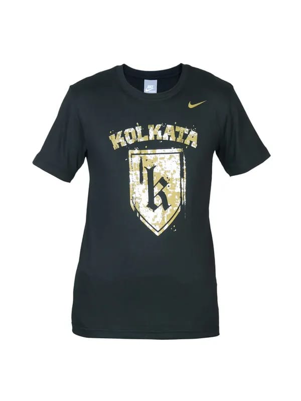 Nike Men Printed Black T-shirt