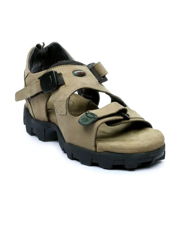Woodland Men Olive Sandals
