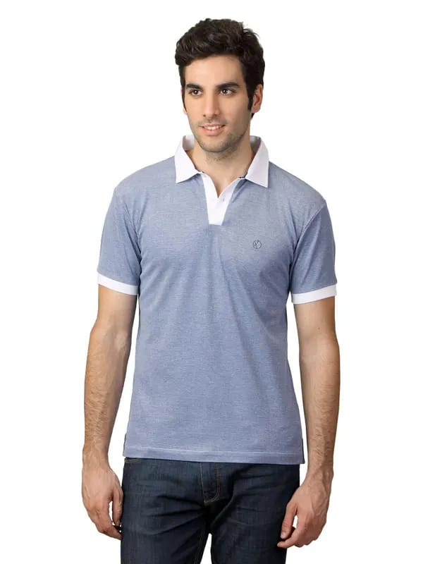 Arrow New York Men Light Blue T-shirt