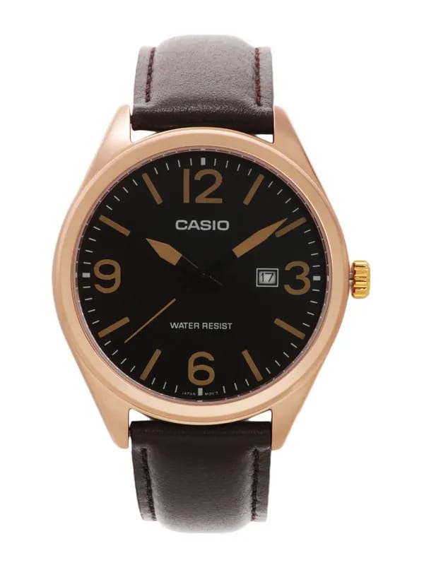 CASIO ENTICER Men Black Dial Analogue Watch A628