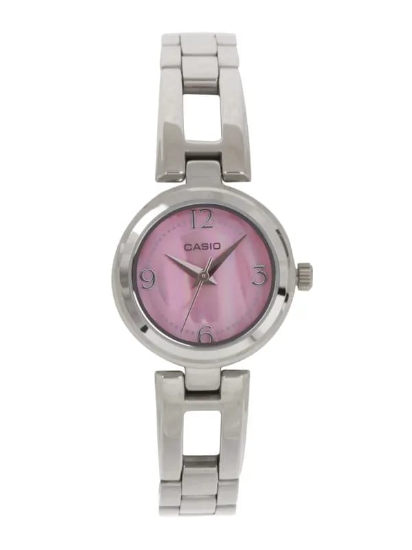 CASIO ENTICER Pink Dial Analogue Watch A632