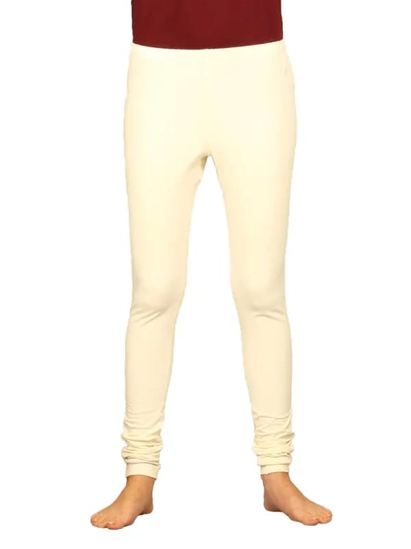 Urban Yoga Women's Fitted Yoga Cream Track Pant