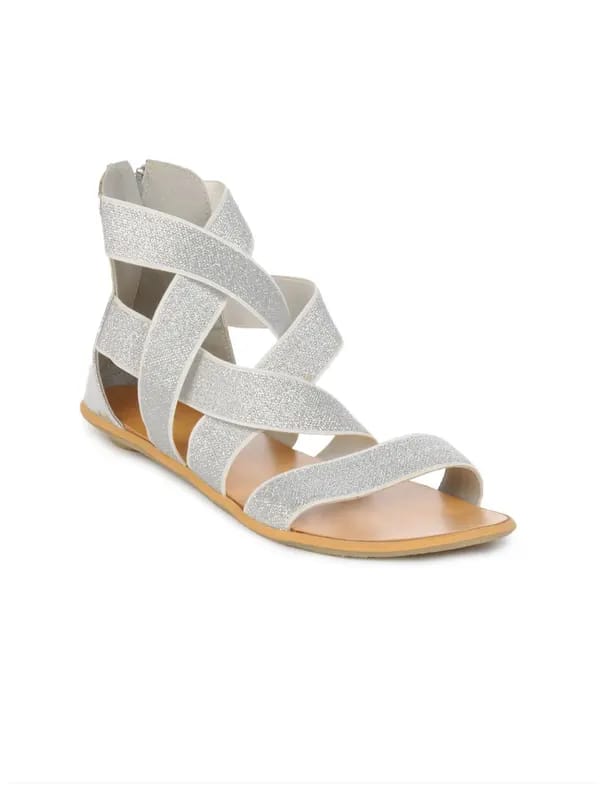 Catwalk Women Silver Flats