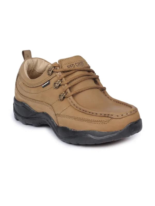 Red Chief Men Khaki Shoes