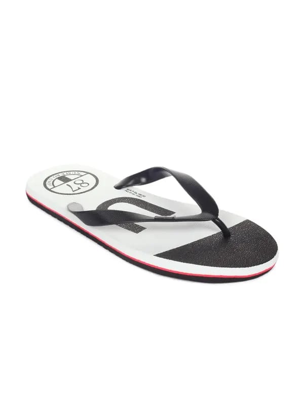 Numero Uno Men Black Flip Flops