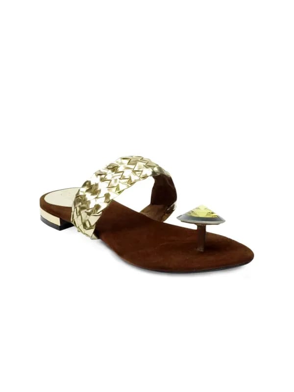 Catwalk Women Gold Flats