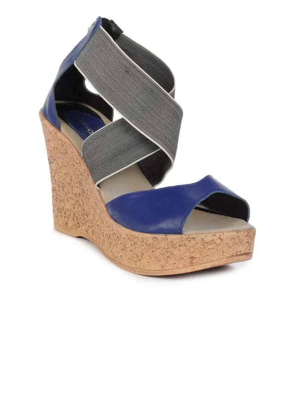 Catwalk Women Blue Wedges