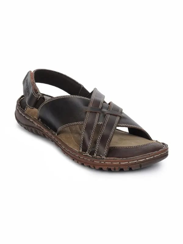 Red Tape Men Brown Sandals
