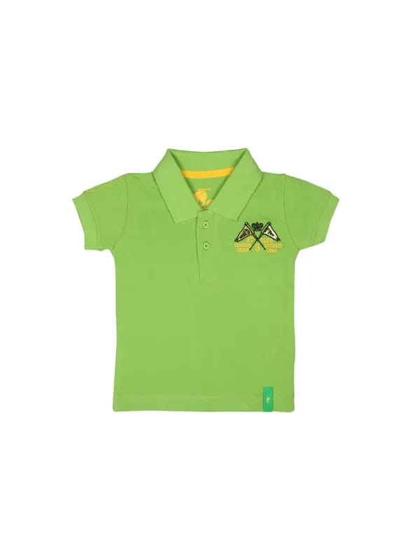 Gini and Jony Boys Polo Green T-Shirt