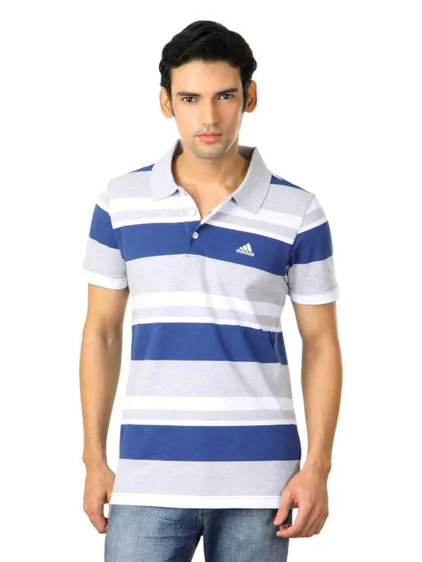 ADIDAS Men Grey T-shirt