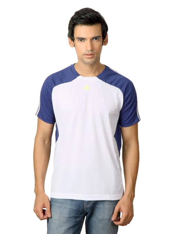 ADIDAS Men White T-shirt