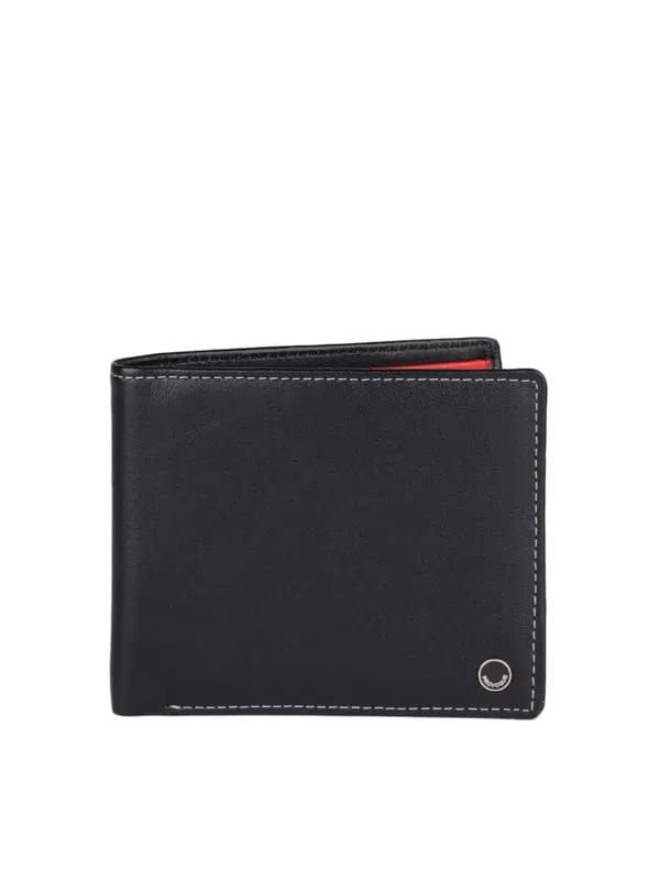 Provogue Men Black Leather Wallet