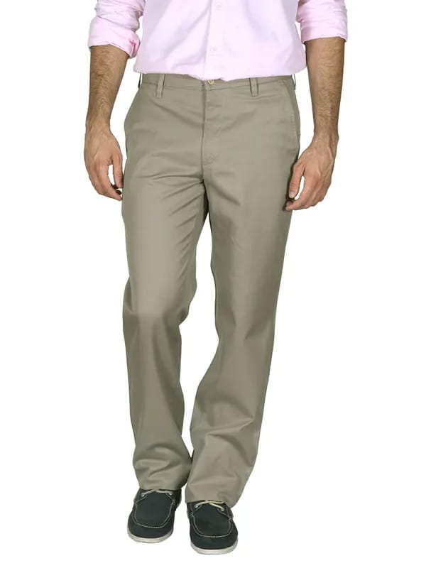 Scullers Men Beige Trousers