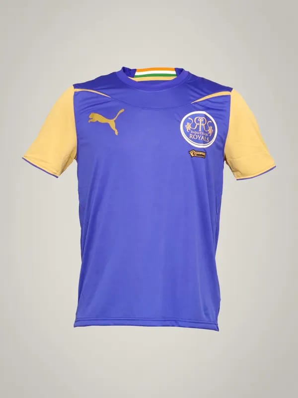 Rajasthan Royals Mens Lookalike Yellow Jersey