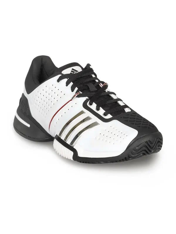 ADIDAS Men's Barricade 60 White Silver Black Shoe