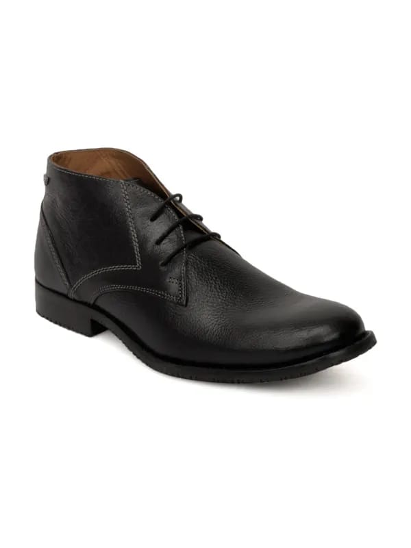 Red Tape Men Black Formal Shoes