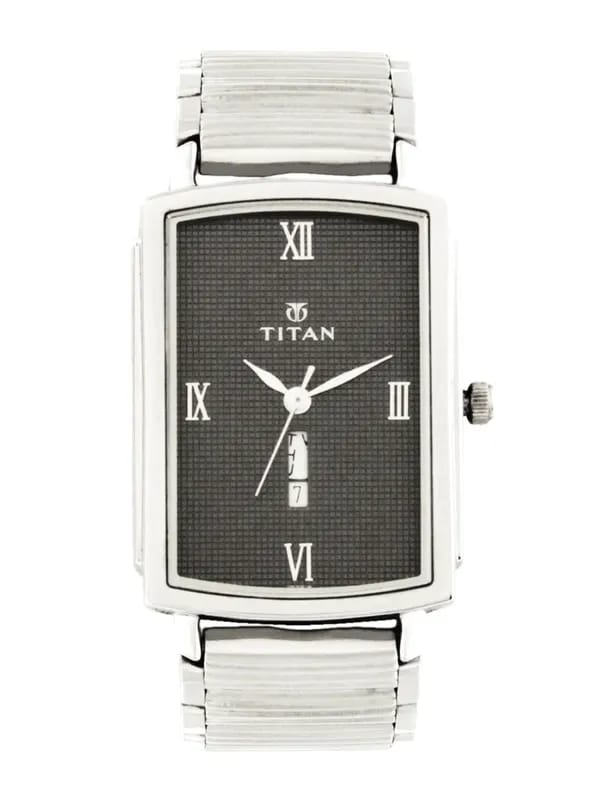 Titan Men Grey Dial Watch