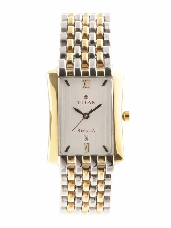 Titan Men White Dial Watch NB1927BM01