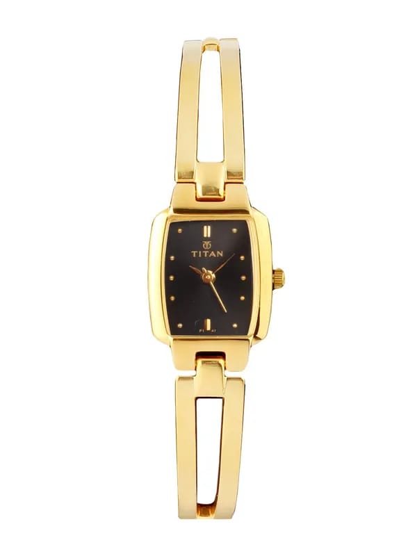 Titan Women Black Dial Watch