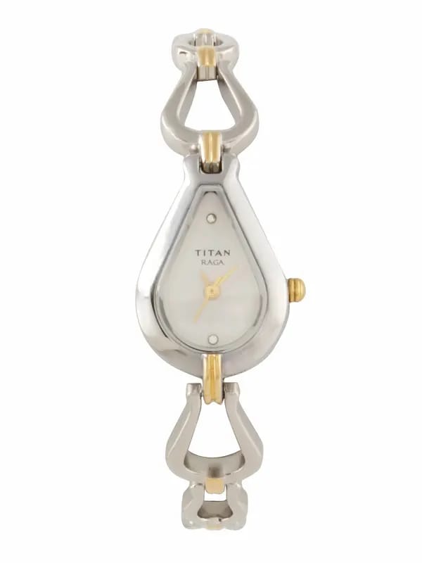 Titan Women White Dial Watch