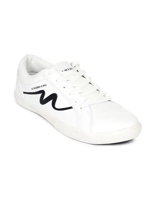 Numero Uno Men White Shoes