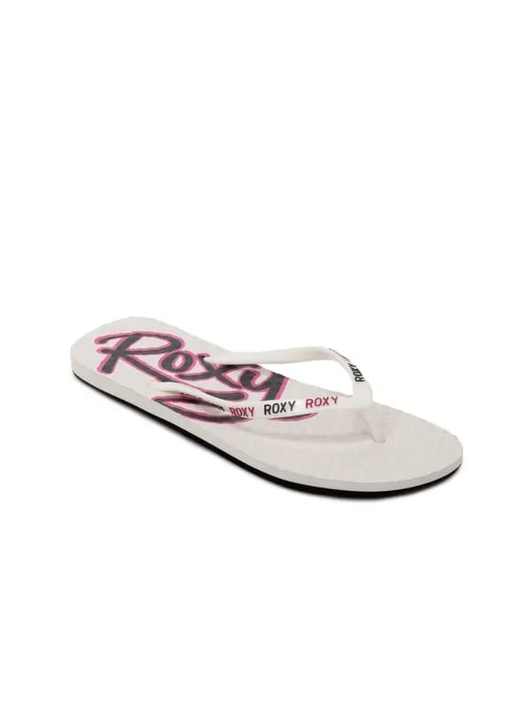 Roxy Women White Flip Flops