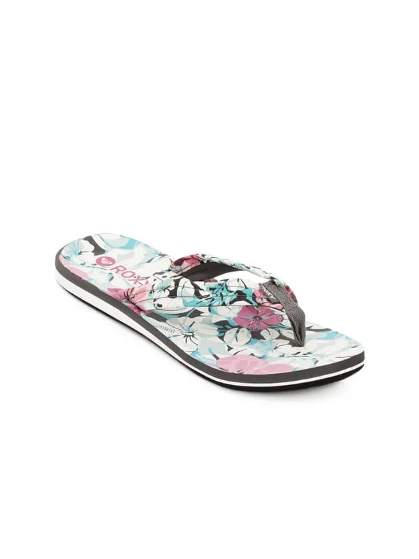 Roxy Women Multi Coloured Flip Flops