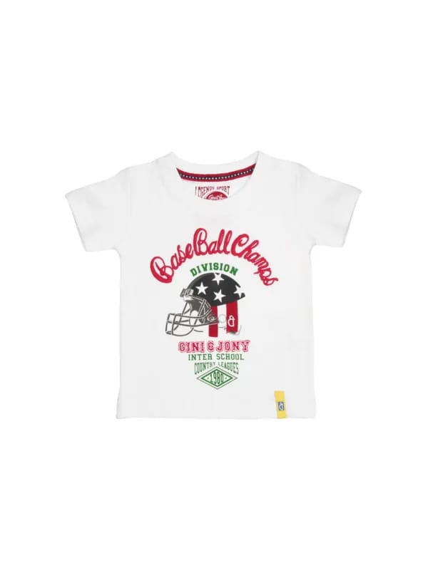 Gini and Jony Boys Around the World White T-shirt