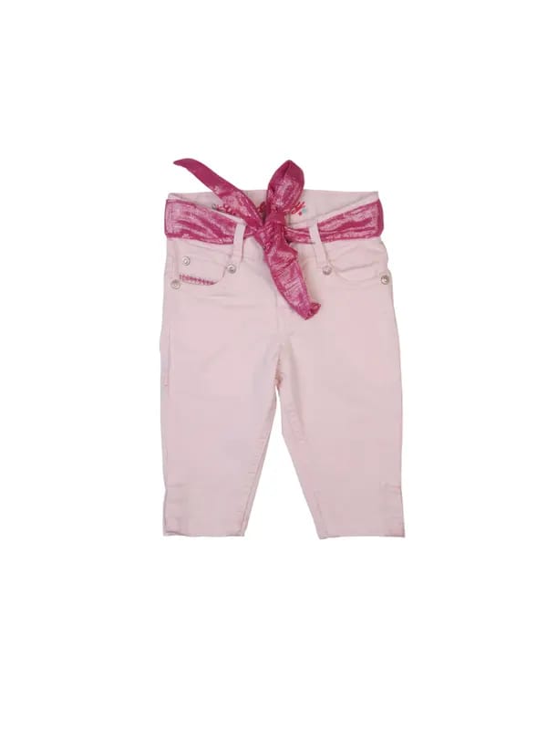 Gini and Jony Girls Fixed Weast Pink Capris