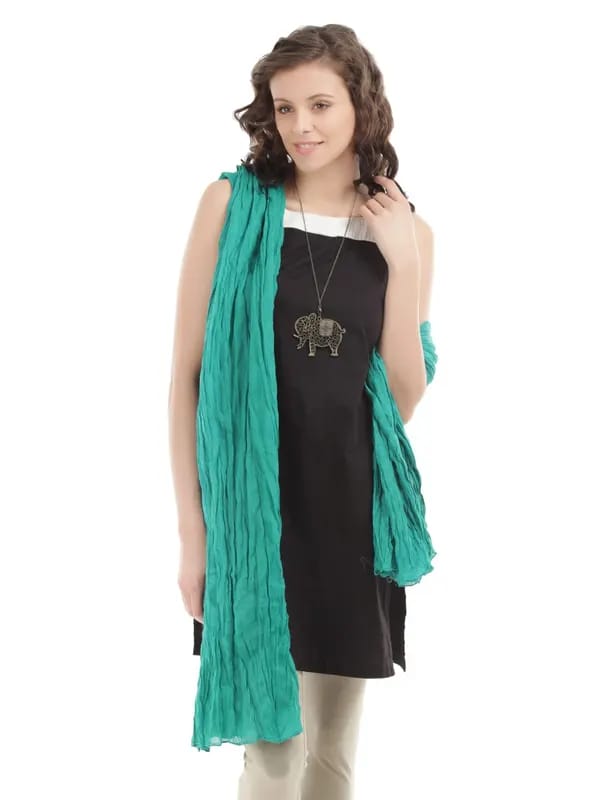 Aurelia Women Green Dupatta