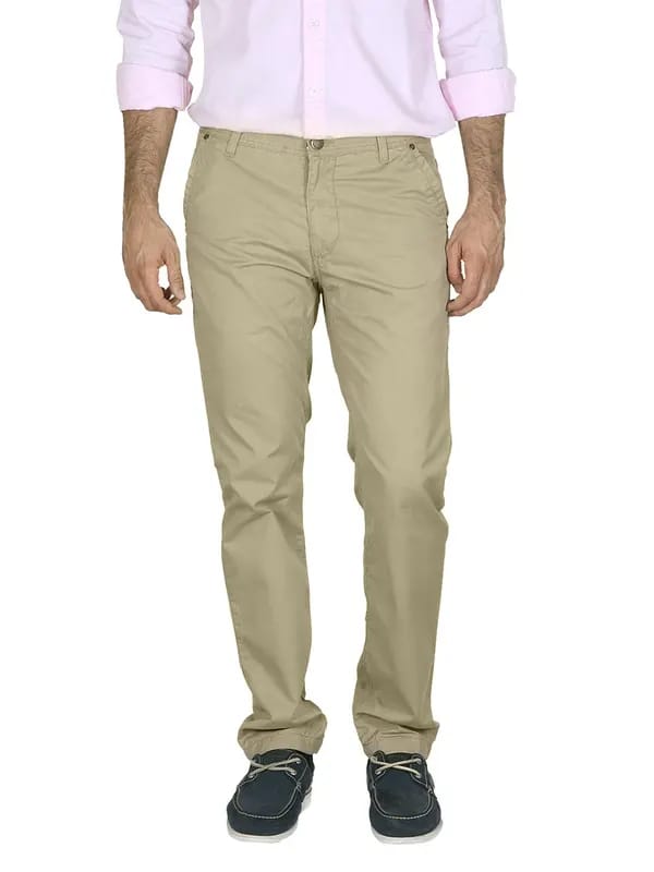 Highlander Men Khaki Trousers