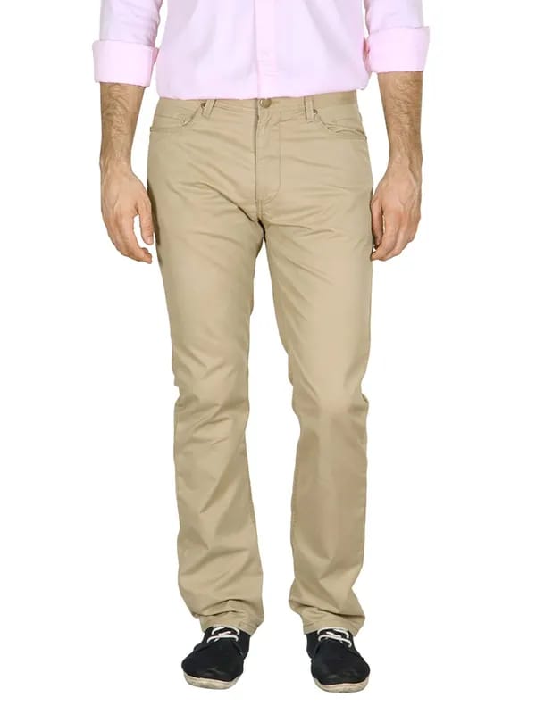 Highlander Men Khaki Trousers